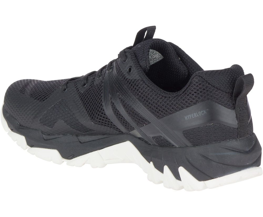 Merrell Hiking Shoes Black/White - MQM Flex - Mens 87VHBGQCM